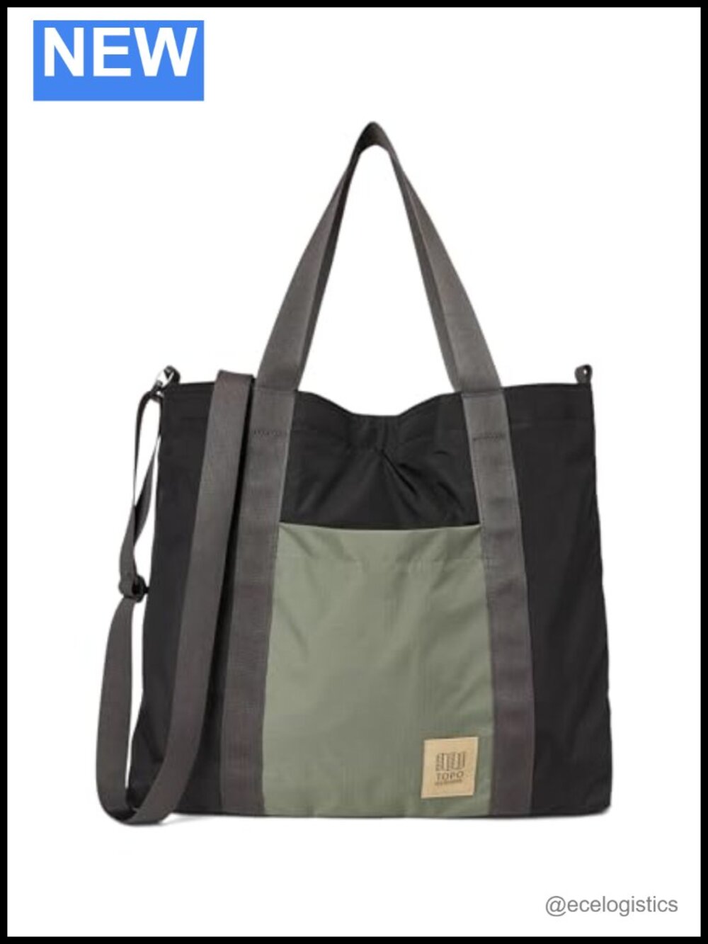 Topo Designs Mountain Essential Tote - Recycled Nylon Water Repellent Shoulder